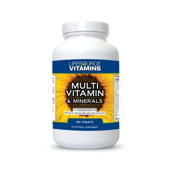Version 1.0.0 LifeSource Completo Multivitamínico y Minerales 180 tabletas