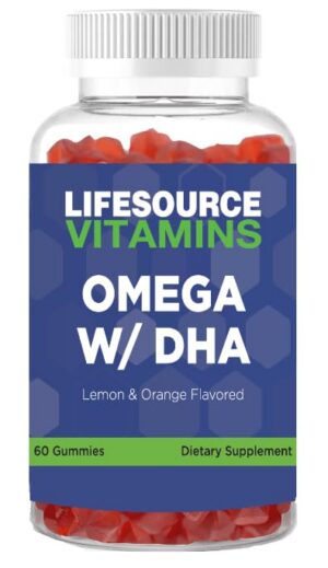 LifeSource Omega 3-6-9 gomitas frente