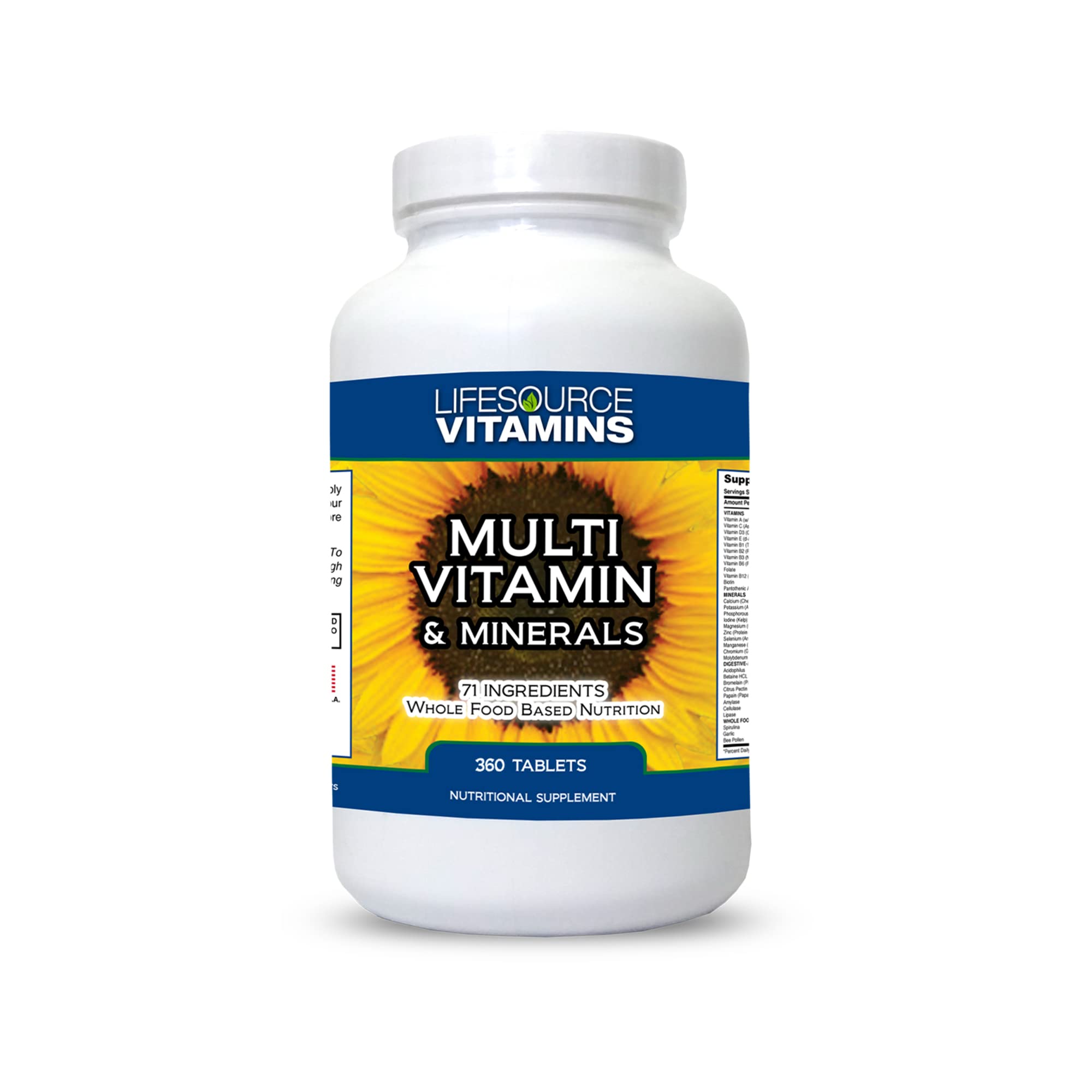 LifeSource Vitamins Whole Food Multivitamin