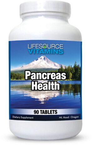 Version 1.0.0 LifeSource Vitamins Salud del Páncreas frasco principal