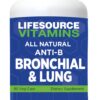 LifeSourceVitamins suplemento soporte pulmonar 90 cápsulas