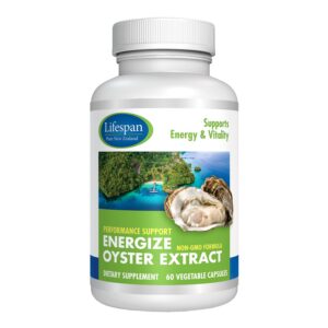 Frente del producto Lifespan Energize Oyster Extract