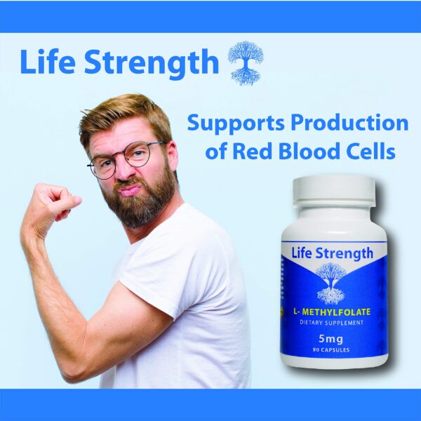 LifeStrength L-Methylfolate etiqueta