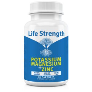 Cápsulas LifeStrength magnesio potasio zinc