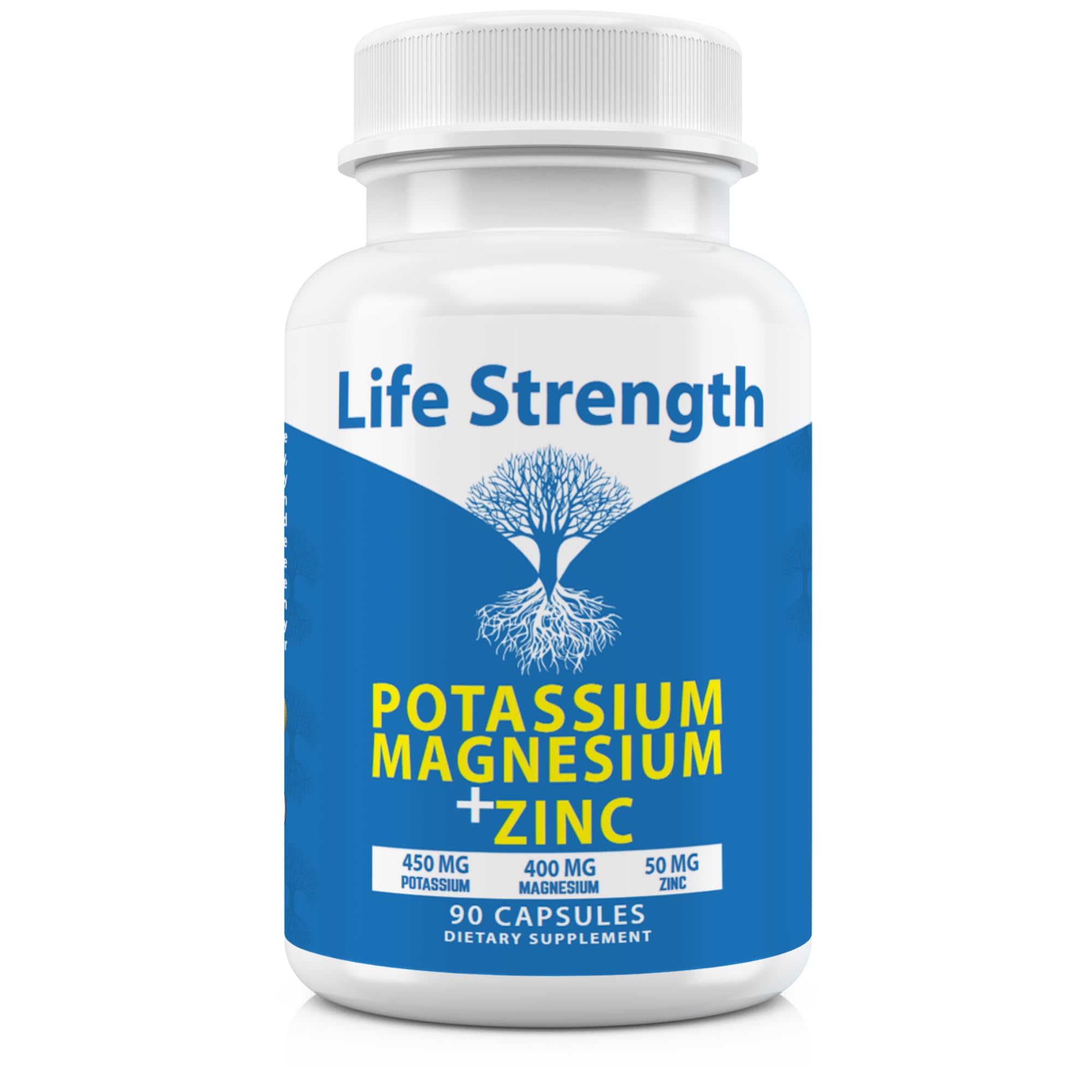 LifeStrength Magnesium Potassium Supplements + Zinc