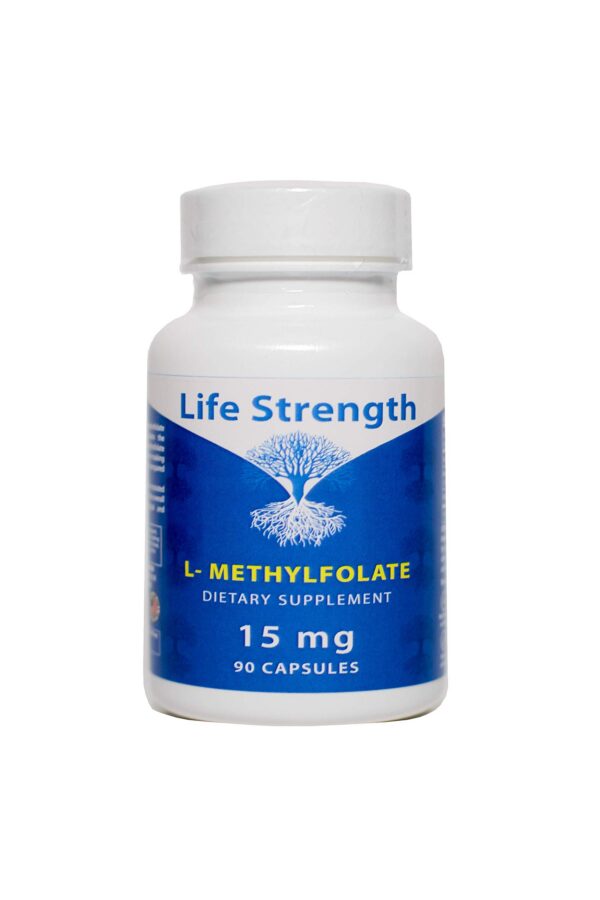 LifeStrength suplemento L Metilfolato 15mg 90 cápsulas