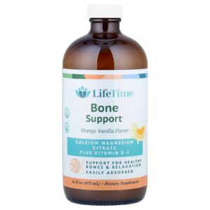 Frente del frasco Lifetime Bone Support