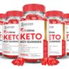 Paquete 5 Lifetime Keto ACV Gummies 1000mg vinagre sidra manzana