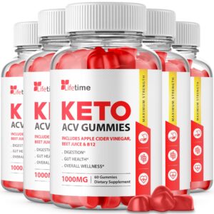 Lifetime Keto Plus gomas ACV paquete de 5 300 unidades veganas