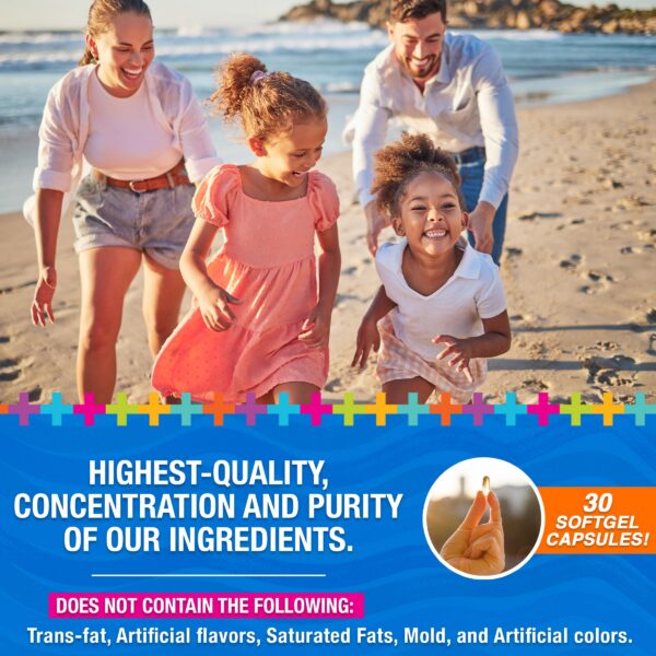 Version 1.0.0 Frasco Lifetrients Omega-3 en fondo blanco