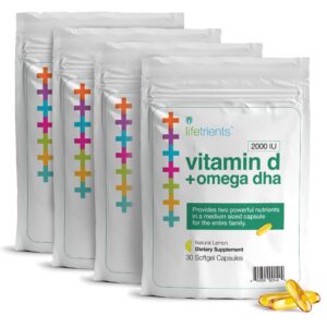 Lifetrients Omega-3 DHA cápsulas blandas frasco