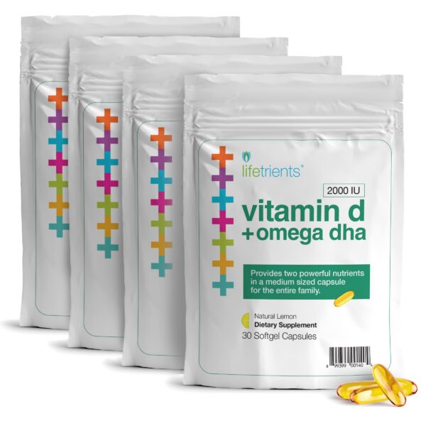 Lifetrients Omega-3 DHA cápsulas blandas frasco