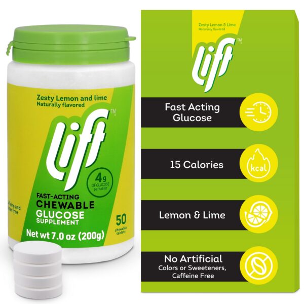Etiqueta de Lift glucosa limón-lima