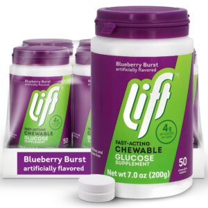 Lift Glucose frasco con sabor arándano
