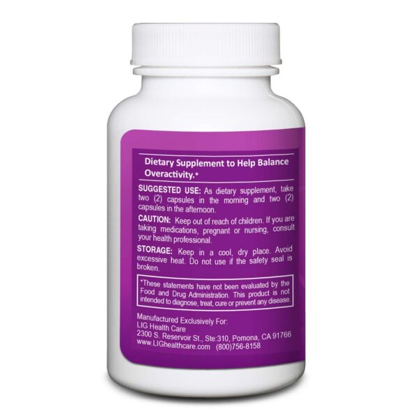 Vista lateral del envase de Thyroid Soothe