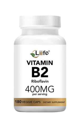 Frasco LIIFE B2 400 mg Riboflavina – frontal