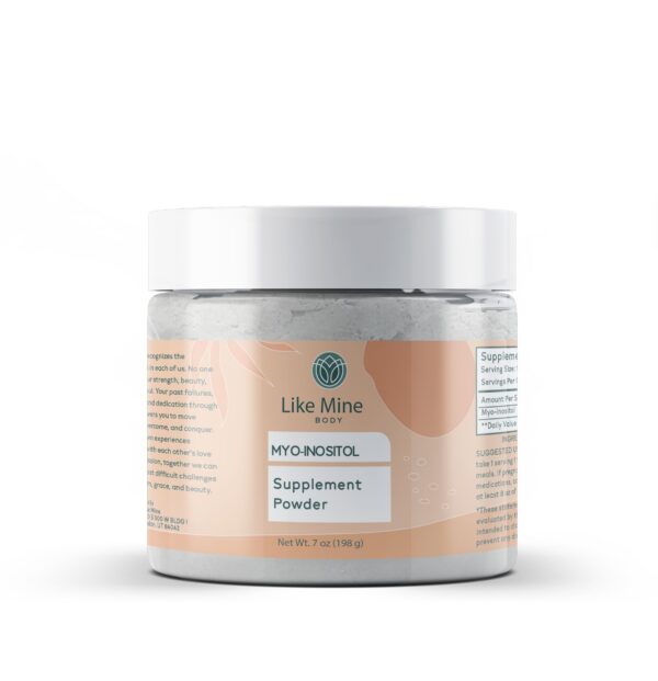 Frasco de polvo puro de mio-inositol Like Mine 7 onzas