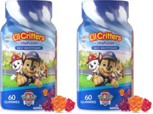 Version 1.0.0 Paw Patrol Gummy Vites frente del envase