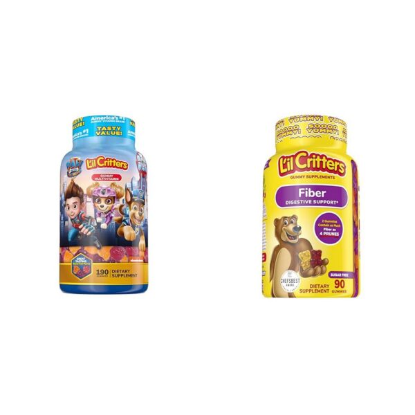 Lil Critters Paw Patrol gomitas multivitaminicas para niños frasco