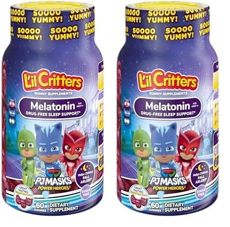 L'il Critters PJ Masks gomitas melatonina para dormir niños