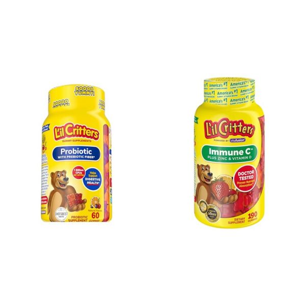Frasco Lil Critters probióticas para niños