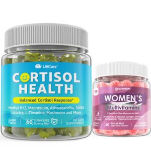 Version 1.0.0 Paquete LILICARE gomitas cortisol y multivitaminas frente