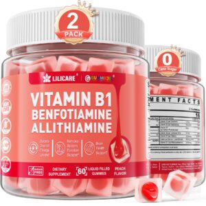 Frente del envase LILICARE Gomitas B1-B12