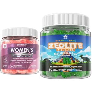 LILICARE gomitas detox zeolita para niños y adultos paquete doble