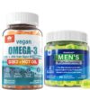 Etiqueta de LILICARE gomitas multivitaminicas hombres Omega-3