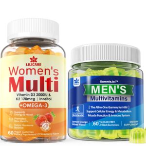 Version 1.0.0 LILICARE gomitas multivitaminicas sabor fresa frente de la caja