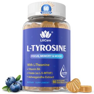 Frente del envase LILICARE L-Tirosina gomitas