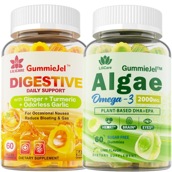 LILICARE gomitas omega-3 frente de envase