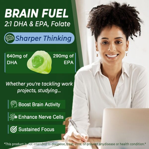 Envase con información de omega-3 y d3/k2