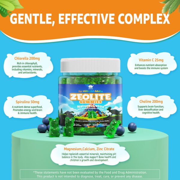 Zeolit detox gomitas empaque