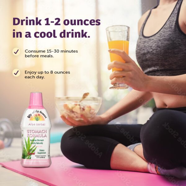 Lily of the Desert aloe vera con hierbas para salud digestiva