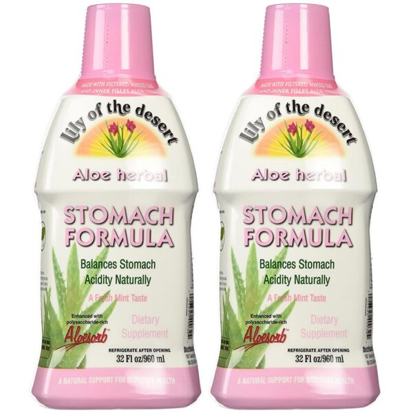 Lily Of The Desert jugo orgánico aloe vera para estómago 32 oz