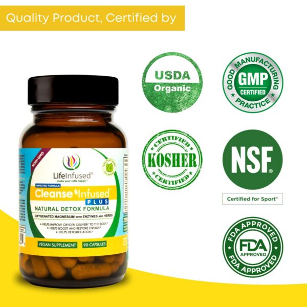 Limpiador de colon con hierbas y magnesio Life Infused