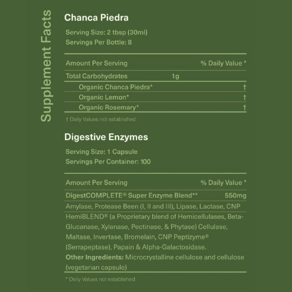 Version 1.0.0 Limpieza hepática Liver Complete con chanca piedra y cardo mariano