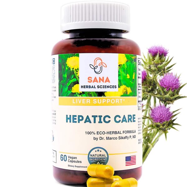 Version 1.0.0 Suplemento limpieza hepática Sana Herbal cardo mariano cúrcuma