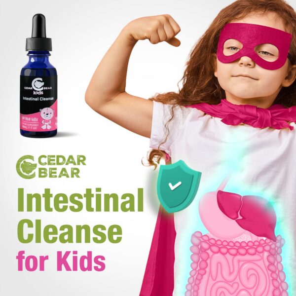 Limpieza intestinal infantil sin alcohol Cedar Bear Naturales