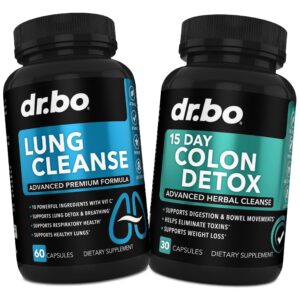 Limpieza pulmones y detox colon Fórmulas herbales DR. BO