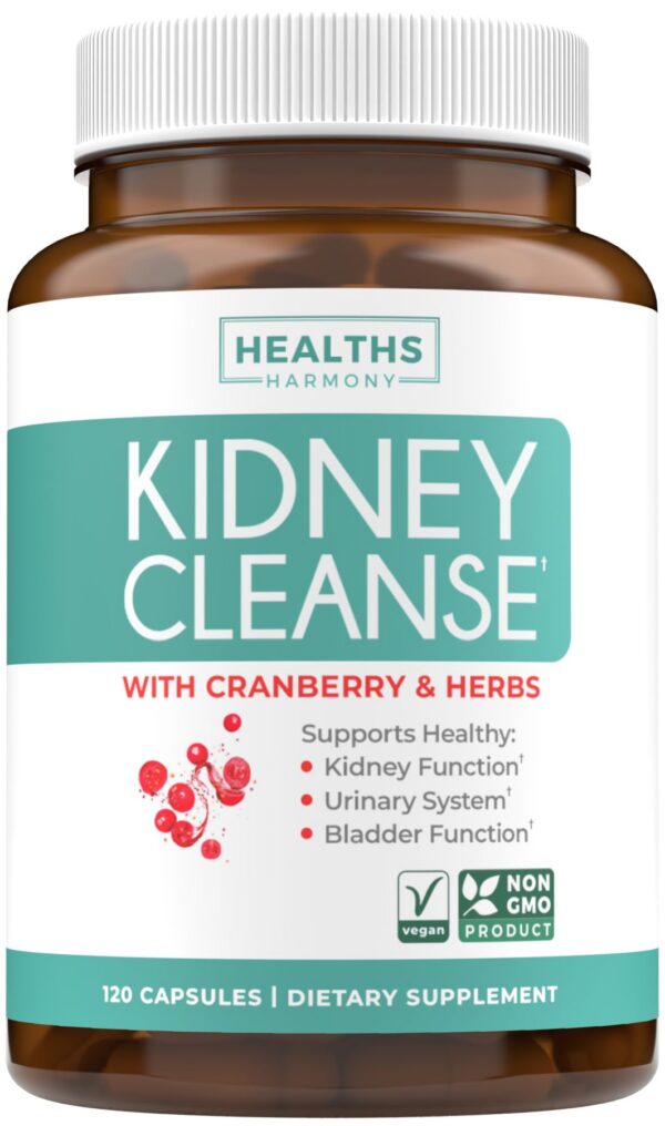 Suplemento limpieza riñones Healths Harmony 120 cápsulas
