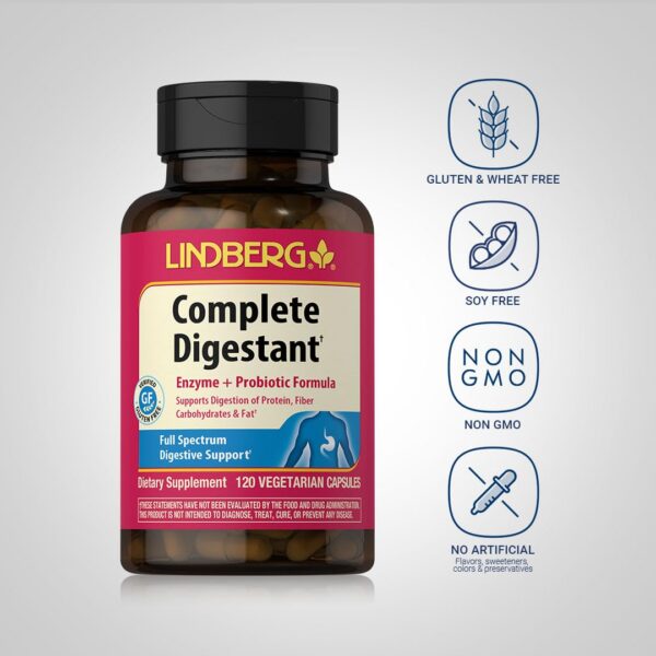 Caja del producto Lindberg Digestant con etiqueta