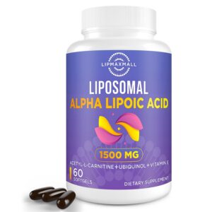 Lipmaxmall liposomal ácido alfa-lipoico 1500 mg freno
