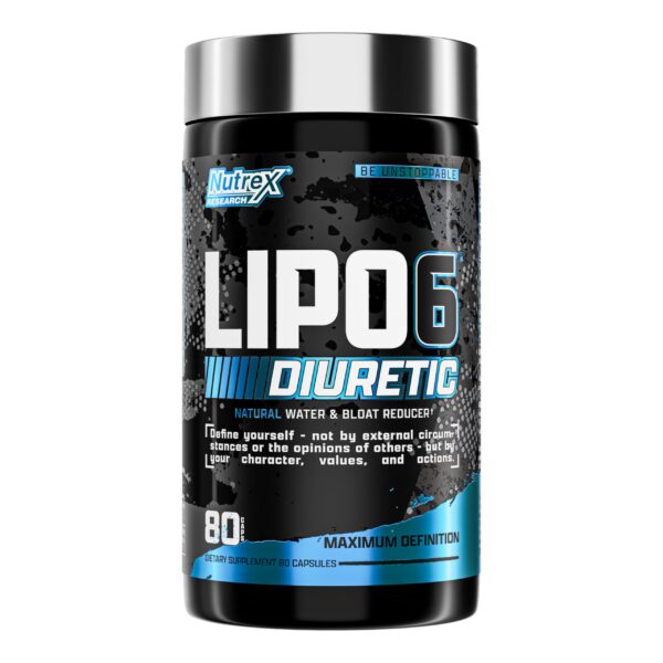 Version 1.0.0 Lipo 6 Black Nutrex Research frasco diurético 80 cápsulas