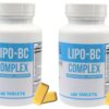 Version 1.0.0 Lipo BC Legere Pharmaceuticals paquete frontal 200 tabletas