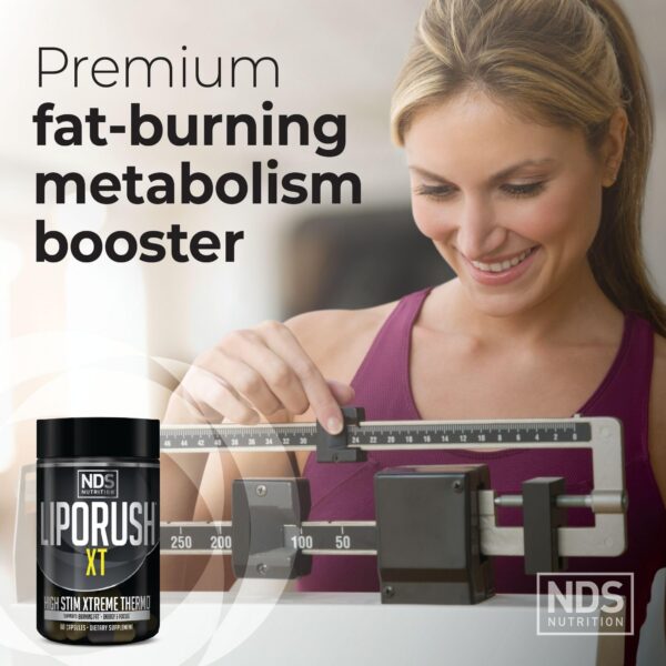 Primer plano del envase LIPORUSH XT