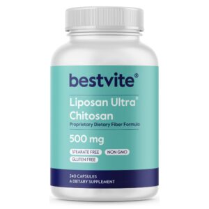 Liposan Ultra Chitosan 500mg BESTVITE en envase