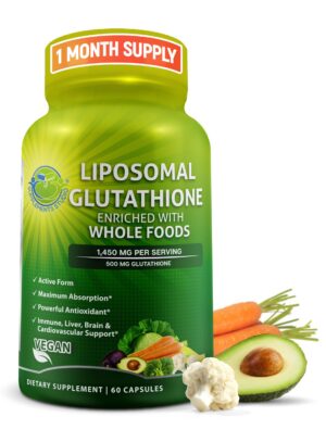 Frente del envase liposomal Glutathione 500 mg