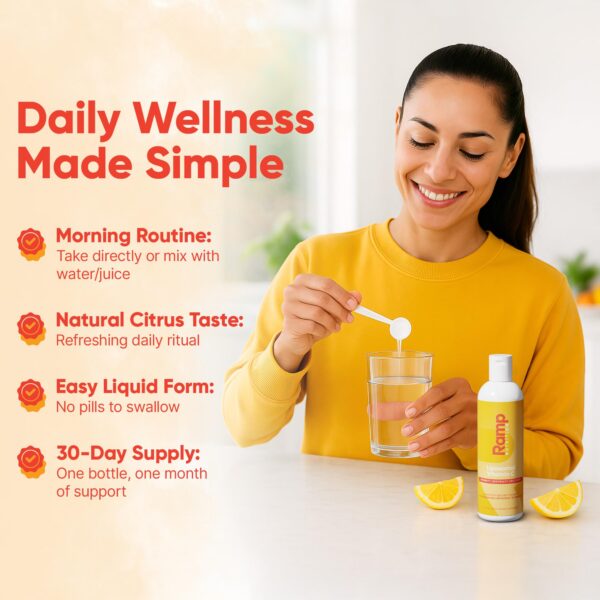 Botella con información de dosis en lateral